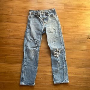 Wedgie Straight Levi Jeans